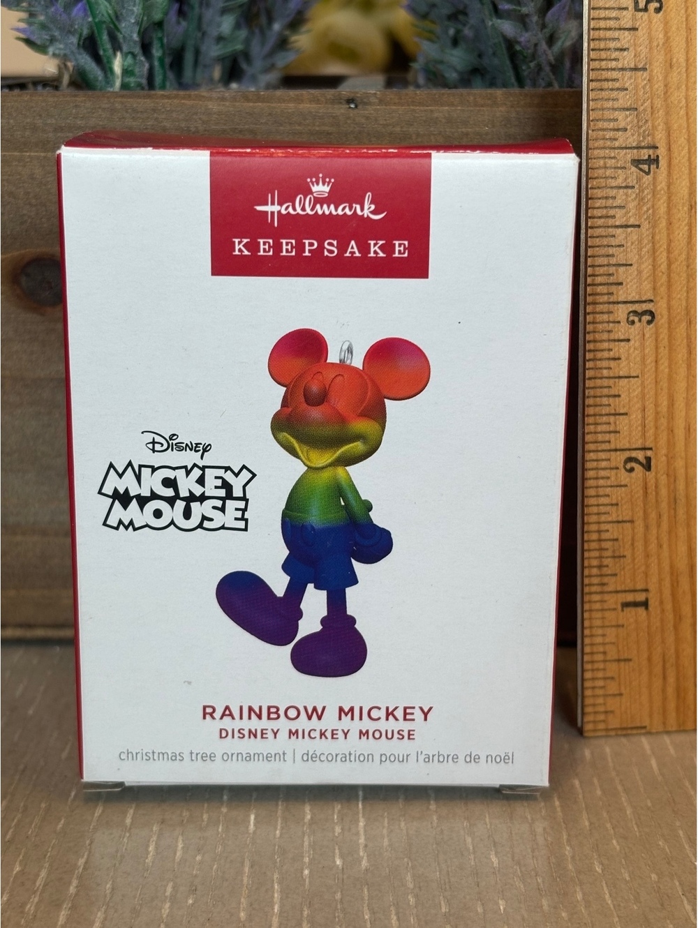 Hallmark Keepsake Rainbow Disney Mickey Mouse Christmas Tree Ornament 2024